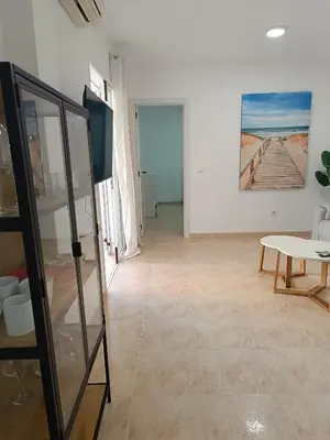 Cama o camas de una habitación en Vera Natura Apartamento Iker