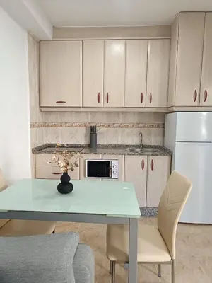 Una cocina o zona de cocina en Vera Natura Apartamento Iker