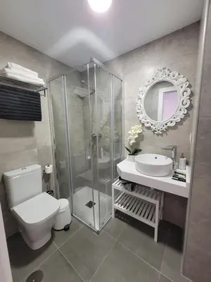 Un baño de Apartamentos “Mar de Coral” Aguadulce
