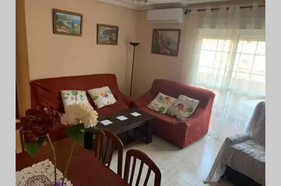 Zona de estar de Apartamento 3 dormitorios en la playa de Almeria.