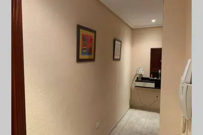 Una cocina o zona de cocina en Apartamento 3 dormitorios en la playa de Almeria.