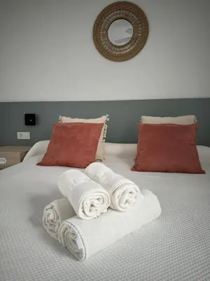 Cama o camas de una habitación en Cala Sol