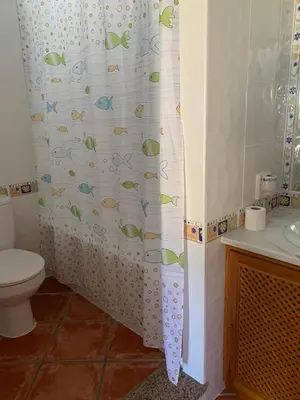 Un baño de Apartamentos Carolina