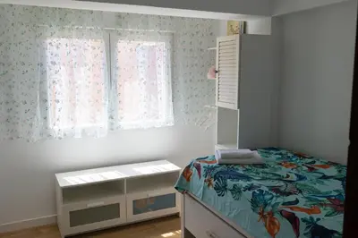 Cama o camas de una habitación en TinaPlaya