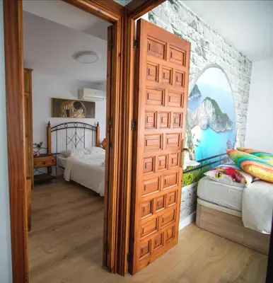 Cama o camas de una habitación en TinaPlaya