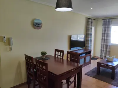Una televisión o centro de entretenimiento en Casa Bavera