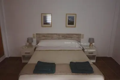 Cama o camas de una habitación en Casa Indalmar II San José