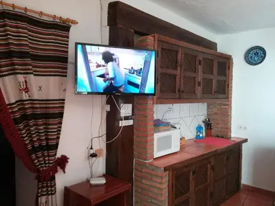 Una cocina o zona de cocina en Cuevas de María