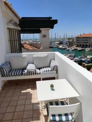 Un balcón o terraza de Apartamento Puerto Deportivo Almerimar