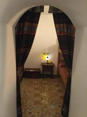 Zona de estar de Casa Cueva EL ZAGAL
