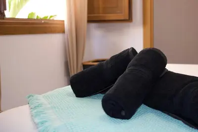 Cama o camas de una habitación en CASA CALMA y LUZ