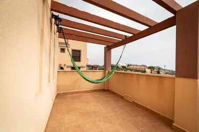 Plano de Apartamento relajante con vistas al atardecer en Águilas