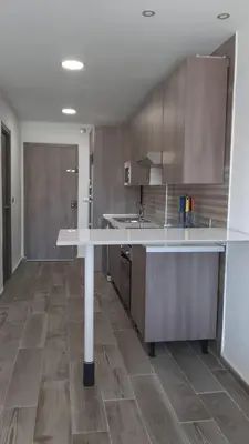 Una cocina o zona de cocina en Estudio PREMIUM Vera Playa Naturista