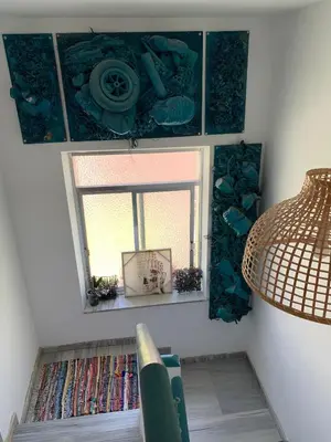 Zona de estar de La Pita Beach house