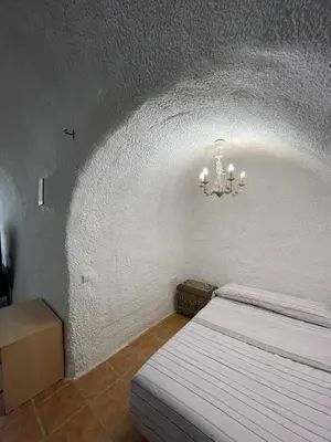 Cama o camas de una habitación en Cortijo casa rural 