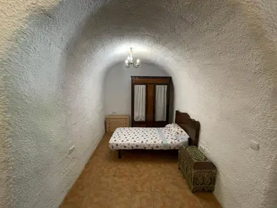 Cama o camas de una habitación en Cortijo casa rural 