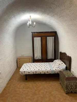 Cama o camas de una habitación en Cortijo casa rural 