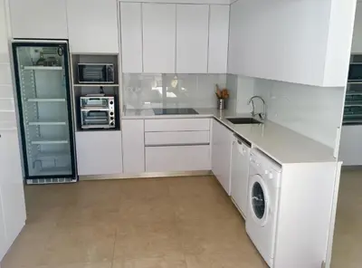 Una cocina o zona de cocina en Casa Acuario