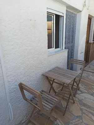 Un balcón o terraza de Playa a 1 minuto Apto en Agua Amarga Cabo de Gata