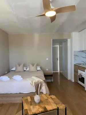 Cama o camas de una habitación en Loft Mojacar Neptuno