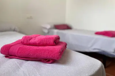 Cama o camas de una habitación en Casa El Naranjo, Rodalquilar, Parque Natural de Cabo de Gata