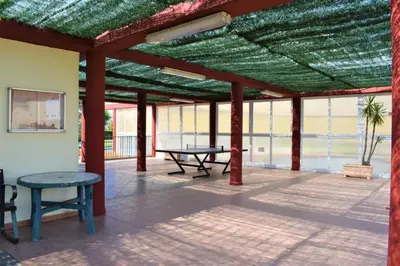 Un balcón o terraza de Bahía de Vera - Apartamento Naturista con 3 piscinas junto a playa