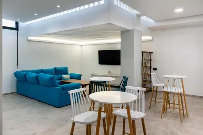 Zona de estar de Hotel Cala Arena
