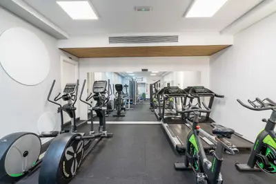 Gimnasio o instalaciones de fitness de Hotel Cala Arena