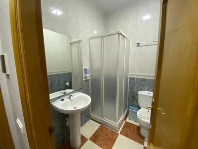 Un baño de Fonda Chiquito