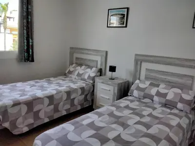 Cama o camas de una habitación en Apartment located in Vera not far from Cato de gata natural park and Nijar