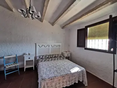 Cama o camas de una habitación en Casa de la Parra