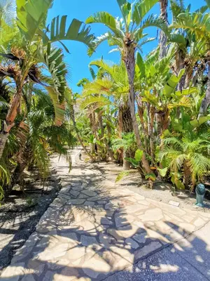 Jardín al aire libre en VeraTespera - Vera Playa WiFi, Piscina, Ocio Familiar