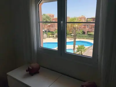 Piscina en o cerca de Atico - 3 Dormitorios - Urbanizacion Verazul en Vera Playa - WIFI Fibra 300MB perfecto para Teletrabajo