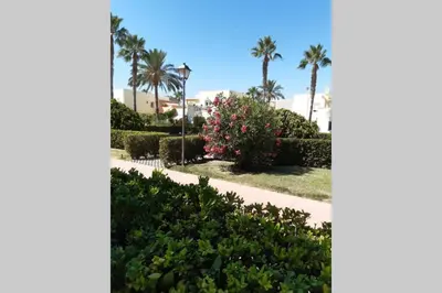 Jardín al aire libre en 