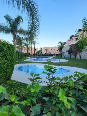 Jardín al aire libre en Lovely Mojácar Playa