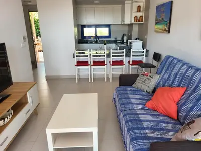 Una televisión o centro de entretenimiento en Lovely Mojácar Playa