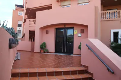 Un balcón o terraza de Apartamento en primera línea de playa, con vistas a la playa y con wifi