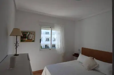 Cama o camas de una habitación en Apartamento-Solárium playa Marina de la Torre