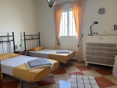 Cama o camas de una habitación en Villa Belle