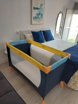 Cama o camas de una habitación en Apartamento Sol y Sur- Netflix y Parking Gratis
