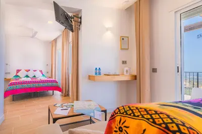 Cama o camas de una habitación en Casa Bédar