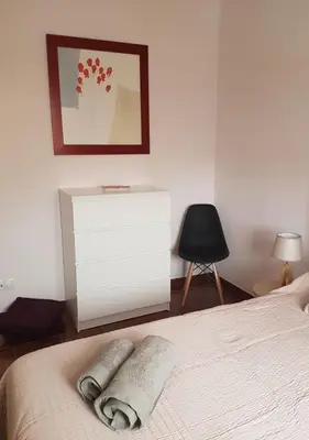 Cama o camas de una habitación en Vera Playa Naturista PLENO SOL