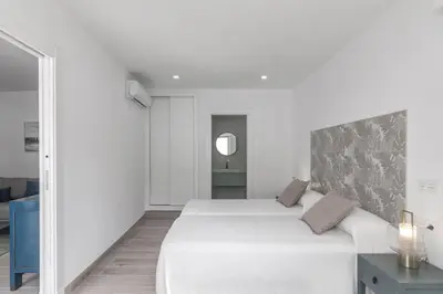 Cama o camas de una habitación en Casa Gato