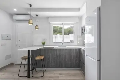Una cocina o zona de cocina en Casa Gato