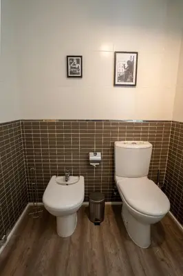 Un baño de Apartment Black Level, 30m playa, Pool, Wifi