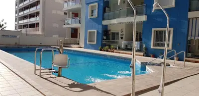 Piscina en o cerca de Apartment Black Level, 30m playa, Pool, Wifi