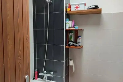 Un baño de Casa Kenya: Dúplex con azotea y magníficas vistas.