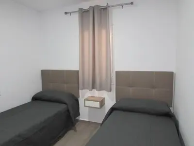 Cama o camas de una habitación en MOJACAR SUN 365