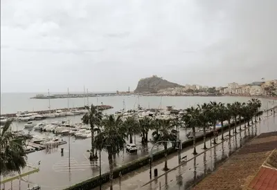 Paisaje cerca de este albergue