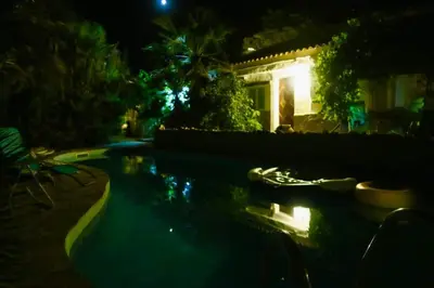 Jardín al aire libre en Cortijo Paraiso